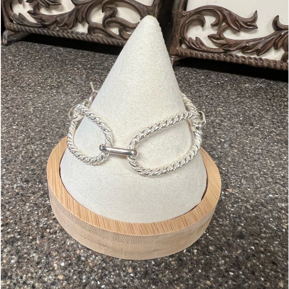 Silver link bracelet
